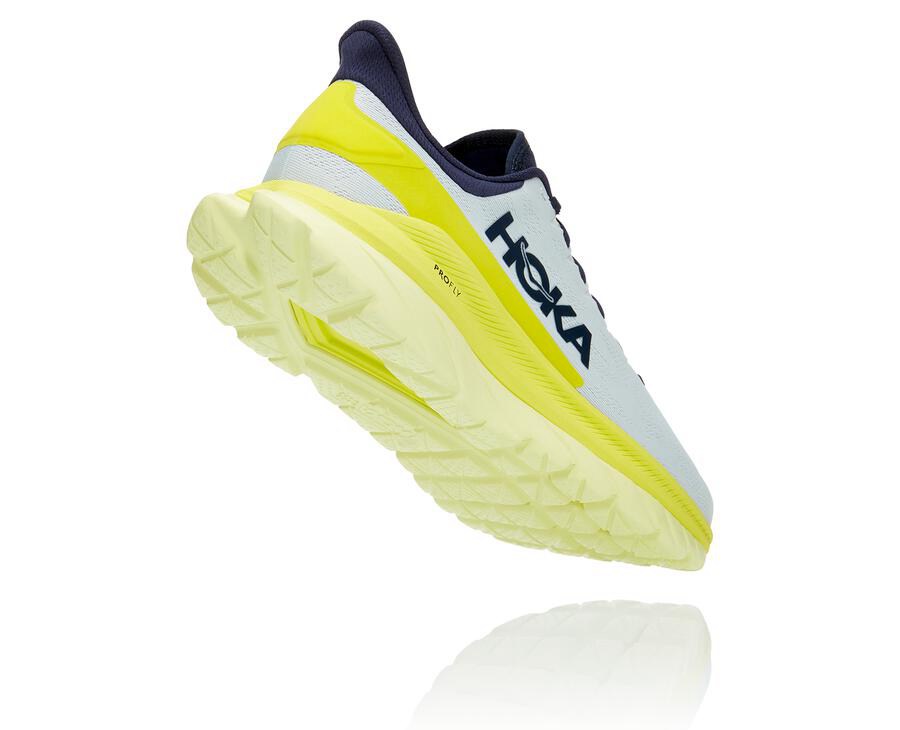 Hoka One One Running Shoes Mens White - Mach 4 - 74350HGSP